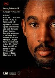 Amazon.com: 1993 Studio Baseball Card #192 Lance Johnson : Collectibles &  Fine Art