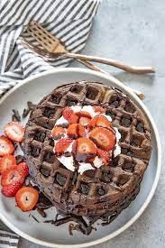 Perfect Chocolate Waffles The Salty Marshmallow Recipe Chocolate Chip Waffles Chocolate Waffle Recipe Waffle Recipes