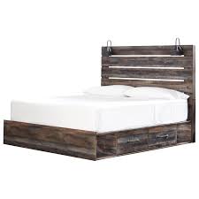 Ashley Signature Design Drystan B211 58 56 2x60 B100 14 Rustic King Storage Bed With 4 Drawers Industrial Lights Dunk Bright Furniture Platform Beds Low Profile Beds Get 5% in rewards with club o! drystan king storage bed with 4 drawers