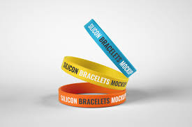 Silicone Bracelet Mockup Wristband Design Mockup Free Mockup Free Psd Promotional Design