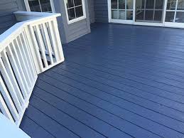 George Rozell Painting Love The Blue Would Want The Deck Rails To Be A Brown Color In 2020 Deck Colors Deck Paint Colors Painted Patio
