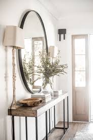 Circle Mirror Entryway Decor Entryway Decor Small Home Decor Entrance Decor