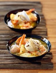 Recette De Nage De Lotte Coquillages Et Crustaces Recette Recettes De Cuisine Recette Poisson Recette Blanquette