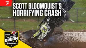 Scott Bloomquist Takes A Horrifying Flip At Eldora Speedway During Dirt  Late Model Dream