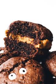 Sunbutter Chocolate Pumpkin Sandwich Cookies Vegan Paleo Recipe Vegan Cookies Pumpkin Chocolate Sandwich Cookies