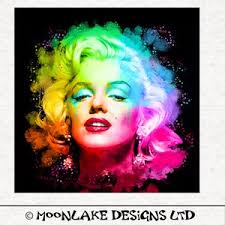 Pink Tulip and Sky Fabric Craft Panels in 100% Cotton or Polyester