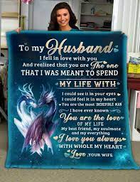Whether he is a musician, chef, builder, or baker, you will find something he will love. To My Husband You Are The One That I Was Meant To Spend My Life With Blanket Gifts For Husband Gift From Wife All Size Blanket Special Gift For Him