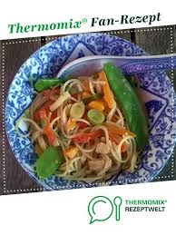 Scharfe Asia Nudeln Vegetarisch Rezept Hauptgericht Vegetarisch Thermomix Rezepte