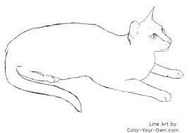 Oriental Cat Coloring Page Oriental Cat Cat Coloring Page Cat Drawing