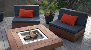 table basse avec brosero le mobilier outdoor pour la terrasse deco terrasse exterieure deco terrasse mobilier jardin