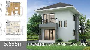 House plans are suitable for building with wood, concrete, brick, and foam concrete. Small House Plans 5 5x6m With 1 Bedroom Home Ideas