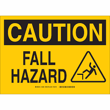 An electrical hazard authorized only sign is a useful tool to help protect the health and safety of personnel, but is not a substitute for required protective measures for eliminating or reducing hazards. Caution Fall Hazard Sign Brady Bradycanada Ca