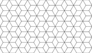 Hexagonal Cube Pattern Thingie By Black Light Studio Hexagon Pattern Pattern Cube Pattern