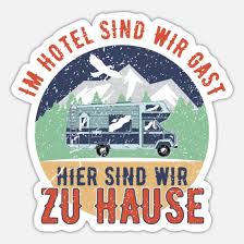 Among the facilities at this property are a shared kitchen and a shared lounge, along with free wifi throughout the property. Im Hotel Sind Wir Gast Hier Sind Wir Zu Hause Sticker Spreadshirt