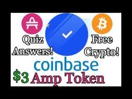 See our list of recommended wallets to store amp. Coinbase Amp Quiz Answers Free 3 Amp Token Youtube