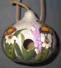 Su Kabagi Boyama Ile Ilgili Gorsel Sonucu Hand Painted Gourds Painted Gourds Gourds Birdhouse