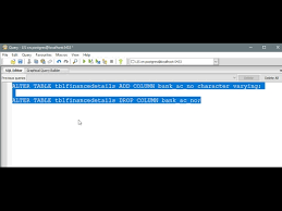 Postgresql Add Delete Columns Youtube