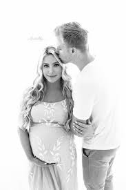 Black And White Couple Maternity Shoot Pin On Baby