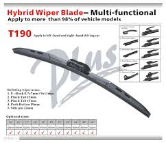Wiper Blade Size Chart Wholesale Size Chart Suppliers Alibaba