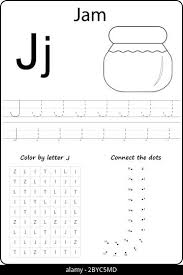 Huge collection, amazing choice, 100+ million high quality, affordable rf and rm images. Letter J Alphabet Letter Worksheet Task For Kids Learning Letters Stock Vector Image Art Alamy