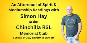 Aussie medium Simon Hay at the Chinchilla RSL...