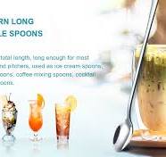 Amazon.com: Hiware 8-Piece 9-Inch Long Handle Iced Tea Spoon, Coffee Spoon,  Ice Cream Spoons, Stainless Steel Cocktail Stirring Spoons : Home & ...