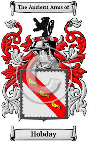 Hobday Name Meaning, Family History, Family Crest & Coats of Arms