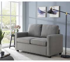 Canapé smile 2 places tissu gris. Canape Convertible 2 Places Easy Tissu Gris Canape But