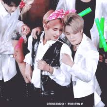 Jimin · bts · jungkook. Taehyung Vmin Gifs Tenor