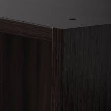 The shorter pax stands at 79 1/4″, just an inch taller than your ceiling. Pax Wardrobe Frame Black Brown 100x58x236 Cm Ikea