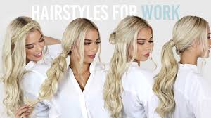 The right hair extensions should be only as visible as you want them to be! Hairstyles For Work Office Hairstyles Zala Hair Extensions Youtube