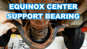 Center Support Bearing Replacement Equinox Vue Torrent Captiva Awd 4x4 Driveshaft Youtube