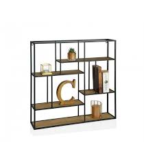 Enhance any room with the versatile metal and wood wall shelf from williston forge. Wall Shelf Black Metal And Wood