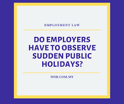 Short title and application 1. Do Employers Have To Observe April 24 As A Public Holiday Donovan Ho