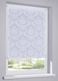 Wie gestalte ich mein rollo ganz einfach und wofür ein foto rollo? Rollo Mit Elegantem Ornament Druck Weiss