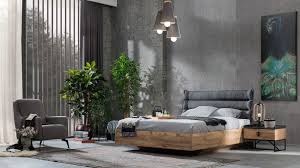 loft metal yatak odasi takimi ev dekoru yatak odasi ev icin