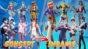 A very special thanks to my friend flaviano pivoto for his great help and feedbacks. All Concept Skins Every Concept Artist Outfits In Fortnite Battle Royale Youtube