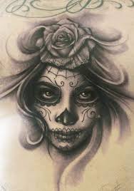 Riccardo Cassese Skull Girl Tattoo Sleeve Tattoos Sugar Skull Tattoos