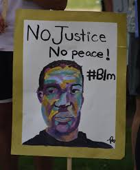 Large turnout protests racial injustice