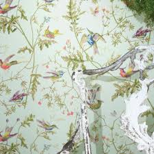 Papier Peint Hummingbirds Fond Bleu Clair Cole Son Papier Peint Oiseaux Papier Peint Fond D Ecran Cyan