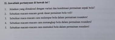 Lemparan dengan ayunan atas (overhand throw). Tolong Di Bantu Kak Brainly Co Id