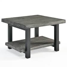 Top 50 tv stands coffee table sets | tv stand ideas. 27 Pomona Metal And Reclaimed Wood Square Coffee Table Slate Gray Alaterre Furniture Target