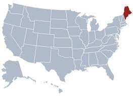 Maine State Information Symbols Capital Constitution Flags Maps Songs
