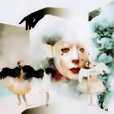 Black angel mask art