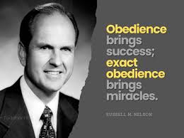 Obedience is the foundation of true success. When we follow rules,  principles, or guidance with diligence, we open doors to opportunities that  lead to growth and achievement. However, when we practice exact