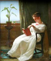 Image result for woman reading a book