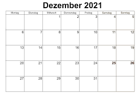 Kalenderblätter 2021 zum ausdrucken with this particular web currently many examples of calendars for you to create inspiration. Druckbaren Dezember 2021 Kalender Zum Ausdrucken Pdf Excel Word Druckbarer 2021 Kalender