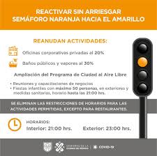 ¿abren bares de la cdmx en semáforo amarillo? Gobierno Cdmx On Twitter Anunciamos El Semaforo Epidemiologico Para La Proxima Semana En La Ciudad Naranja Hacia El Amarillo Reabren Nuevas Actividades Con Estrictas Medidas De Higiene Ademas Se