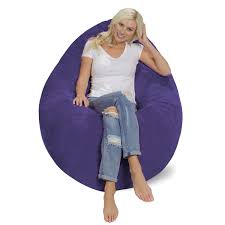 Chill Bag Huge Memory Foam Bean Bag Pillow Purple See This Great Product This Is An Affiliate Link Beanbagchai Bean Bag Pillow Chill Bag Bean Bag Chair