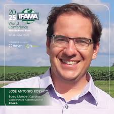 We're thrilled to announce Dr. José Antonio Rossato as a speaker at IFAMA  2025! 🌱 From youth farming programs to serving as Chairman of Coplana, Dr.  Rossato has dedicated his career to